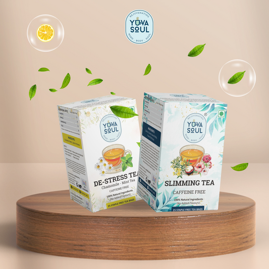 Destress Tea & Slimming Tea Combo 25 Tea Bags each