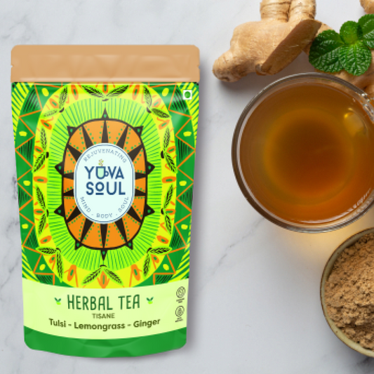 Tulsi Lemongrass Ginger Tea- Loose Leaves
