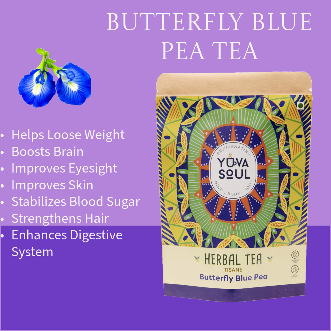 Combo of Butterfly Blue Pea Tea and Hibiscus Rose Tea