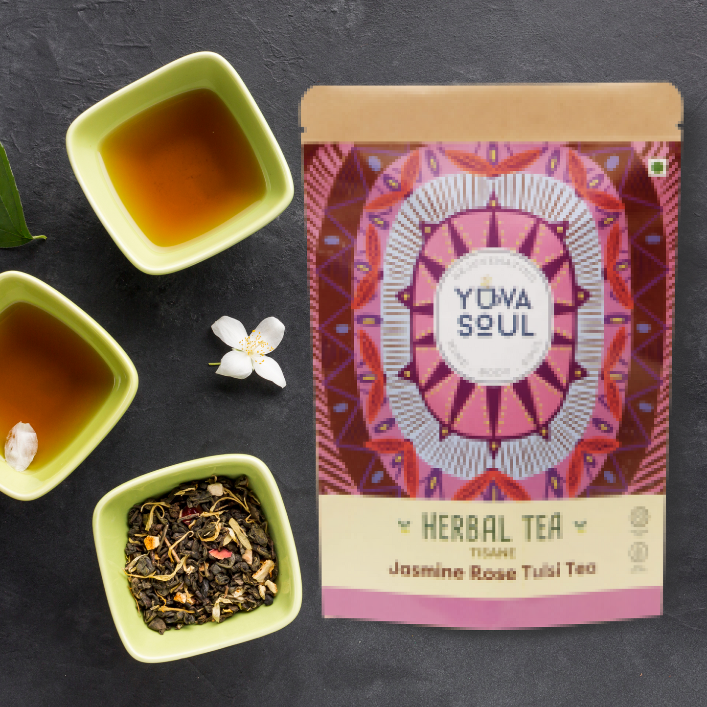 Jasmine Rose Tulsi Tea