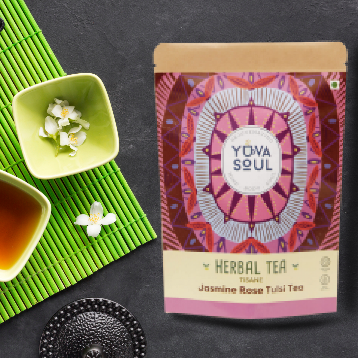 Jasmine Rose Tulsi Tea