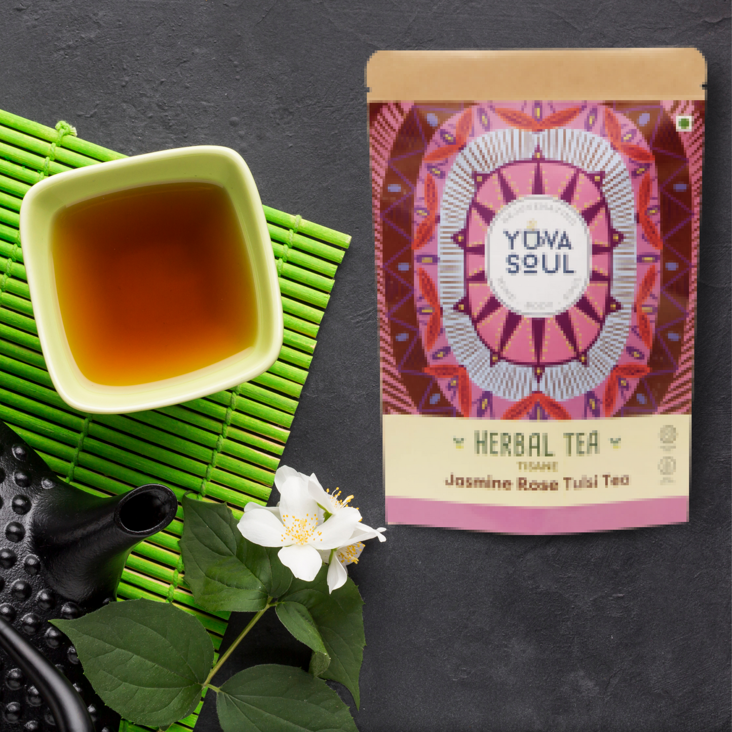 Jasmine Rose Tulsi Tea